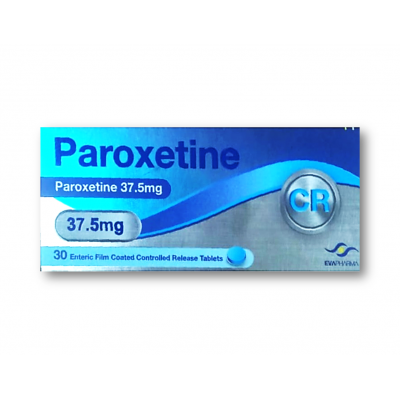PAROXETINE CR 37.5 MG ( PAROXETINE ) 30 ENTERIC-COATED TABLETS